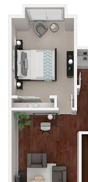 Parkside Apartments_San Anselmo CA_Floor Plan_The Lake_One Bedroom One Bathroom Parkside Apartments_San Anselmo CA_Floor Plan_The Lake_One Bedroom One Bathroom